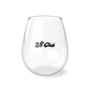 28 Club - Stemless Wine Glass (11.75oz)