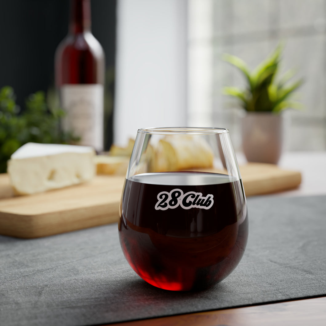 28 Club - Stemless Wine Glass (11.75oz)